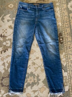 Joe's Jeans Medium Blue Faded Skinny Jeans